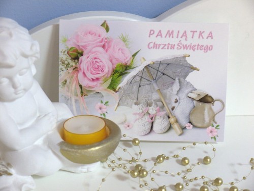 Kartka okolicznościowa Pamiątka Chrztu Świętego 44