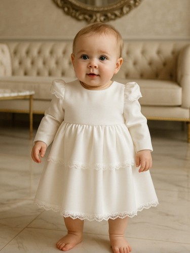Sukienka do chrztu Ania ivory sukienka na roczek   