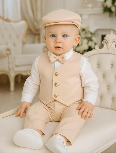 Komplet do chrztu Diego, komplet chłopięcy na specjalne okazje 