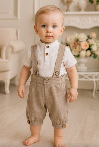 Komplet do chrztu dla chłopca Jakub lato 