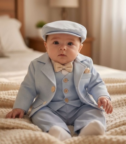 Garnitur do chrztu Franco - garnitur niemowlęcy na specjalne okazje 