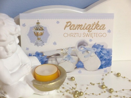 Kartka okolicznościowa Pamiątka Chrztu Świętego 43